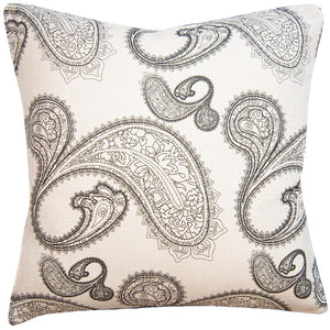 Outlet Black and White Paisley