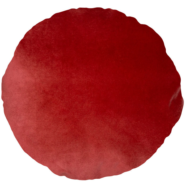 Round Scarlet Como Velvet