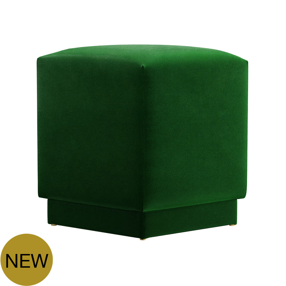 Jayson Cube Ottoman Emerald